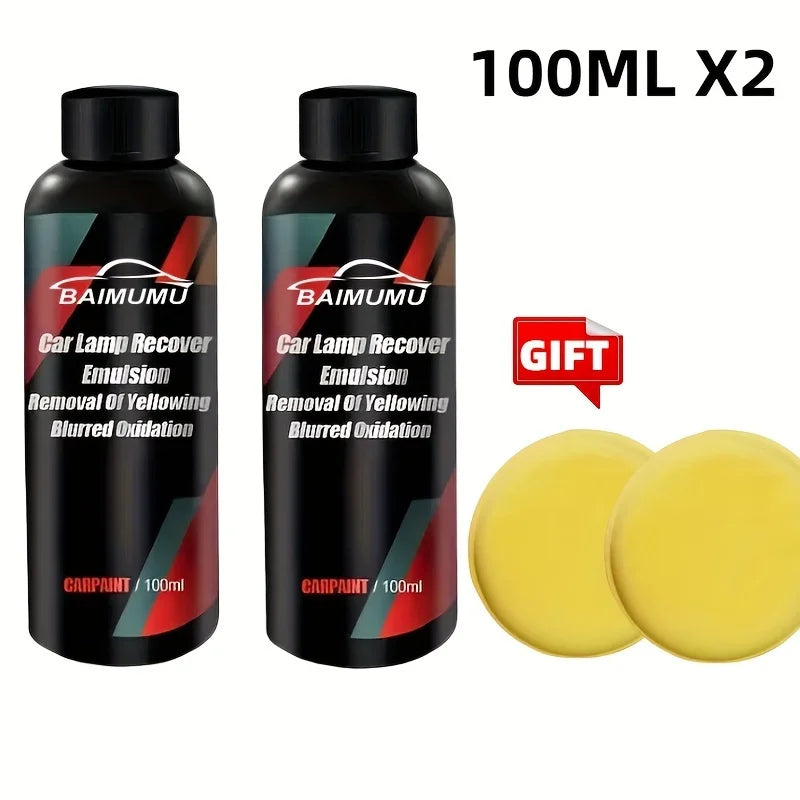 Car Headlight Restoration Polishing Kits